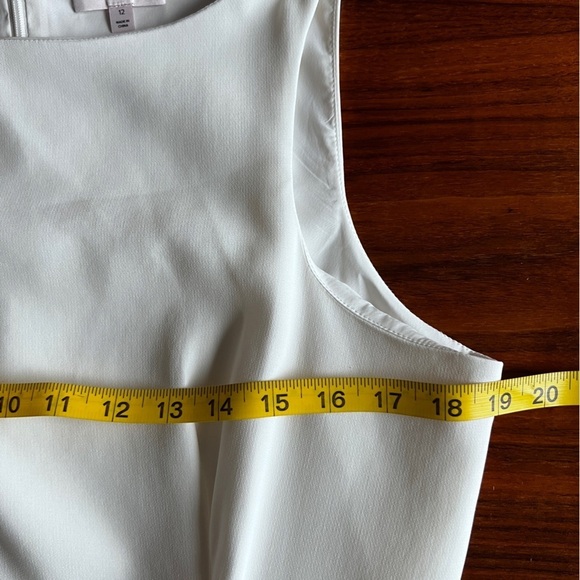 Cinq a Sept Bethel Ruffle Mini Dress Ivory size 12 - Picture 13 of 16